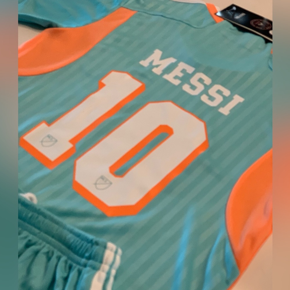 Kids Jersey Messi Soccer Kit Youth Toddler 3rd HOT SELLER - Picture 3 of 5